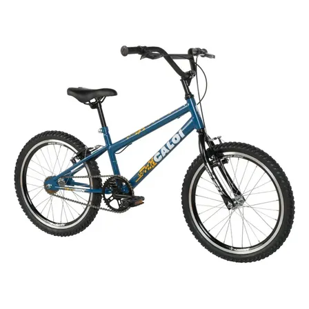 Bicicleta Infantil Caloi Expert Aro 20, Estilo Cross, Guidão BMX, Freio V-Brake, Aros Parede Dupla, Passeio e Lazer