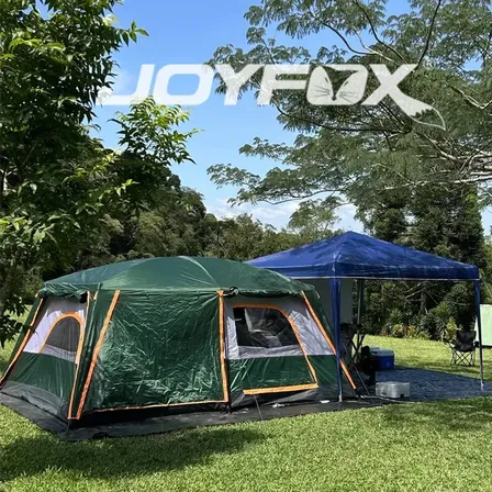 Barraca Familiar Joyfox para 10 Pessoas, Dupla Camada e Impermeável 4000mm