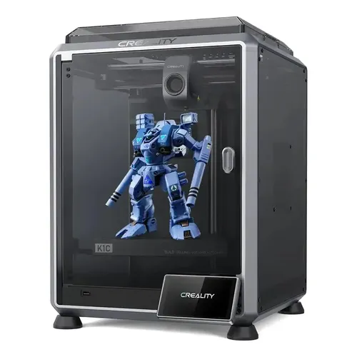 Creality K1C Impressora 3D preto 220*220*250 mm, Compatível Com CFS,Con Camara Ai Y Pantalla Tactil ,600mm/s High-speed