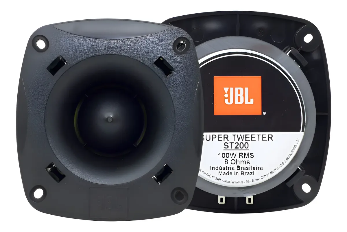 Kit 2 Super Tweeter Jbl Selenium St200 100 Watts Rms Tuita Preto