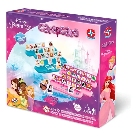 Jogo Cara A Cara Princesas Disney Multicor Estrela