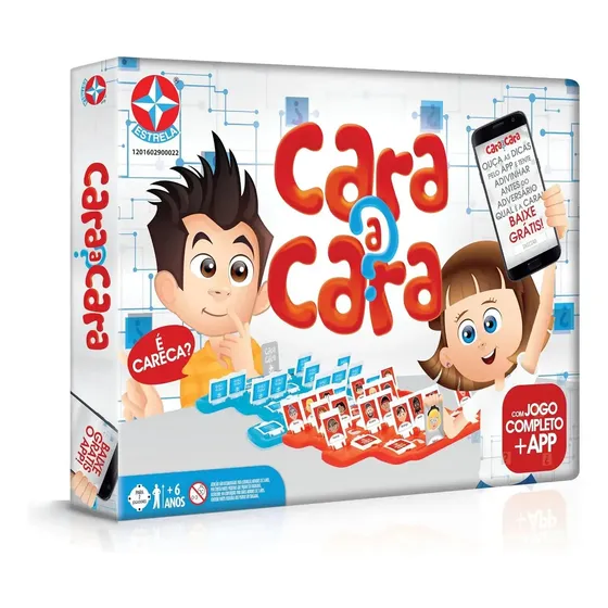 Jogo De Mesa Cara A Cara Com Aplicativo Estrela