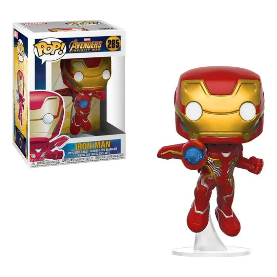 Boneco Funko Pop! Marvel - Homem De Ferro Com Nano Propulsor