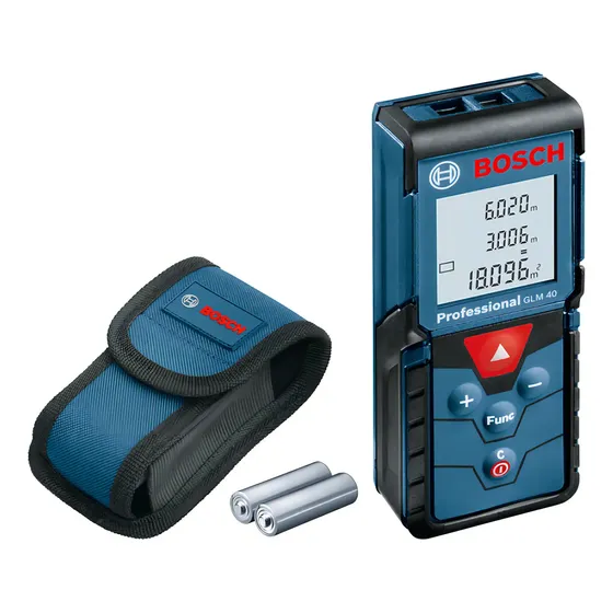 Trena A Laser Bosch De Distâncias Glm 40 0601072900