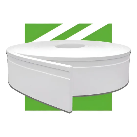 Rodapé Flexível Autocolante Com Passa Fio 10cm 5 M - Rp16