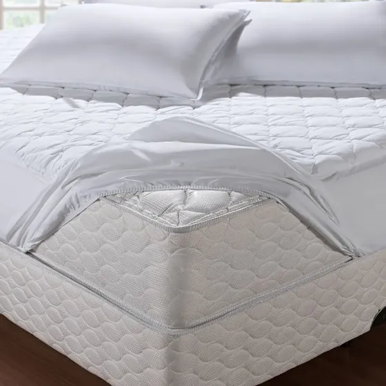 Protetor Capa Colchao Impermeavel Queen- Branco