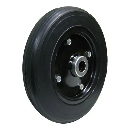 Roda Estampada 10 Pneu Maciço P/ Carrinho Armazem, Carga