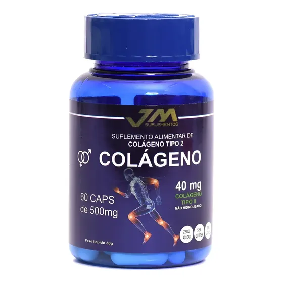 Colágeno Tipo 2 40mg 60 Capsulas - Jmsuplementos