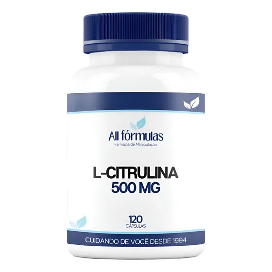 L-citrulina 500 Mg 120 Cápsulas Original