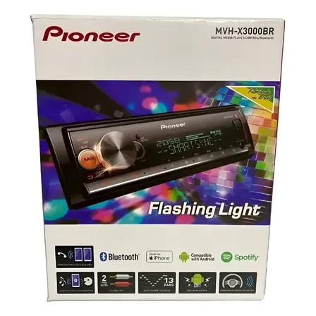 Pioneer Mvh-x3000br Usb / Bt Aceita Controle Longa Distância