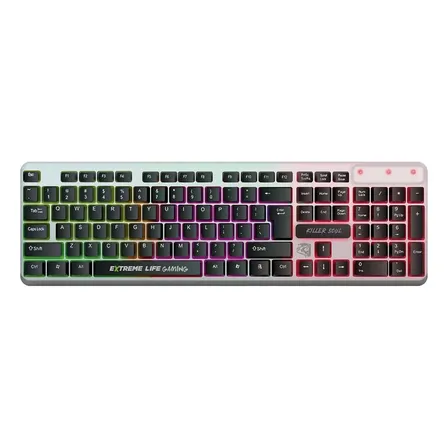 Teclado Gamer ELG Membrana Tripla Killer Soul Preto