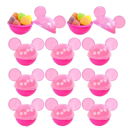 Kit 24 Mini Pote Minnie Orelhas Festa Infantil Aniversário