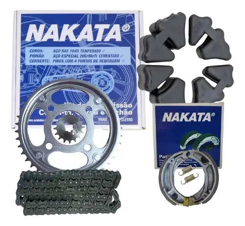 Kit Transmissão Relação Nakata Cg Titan 150 2007 2008
