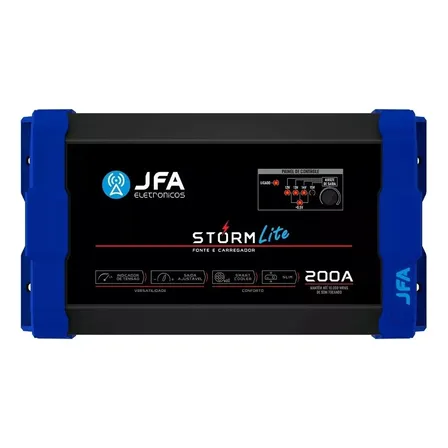 Fonte Carregador Jfa Storm Lite 200 Ah Bivolt Slim