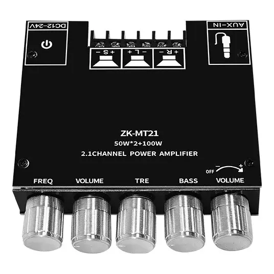 Placa Amplificadora Estéreo Bluetooth 2.1 100w Rms Zk-mt21 100 W