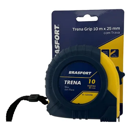 Trena Emborrachada Grip C/ Trava 10m X 25mm