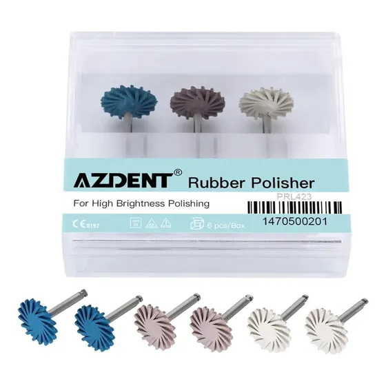 Kit De Broca De Polimento Em Resina Azdent/disco 14mm 6pcs