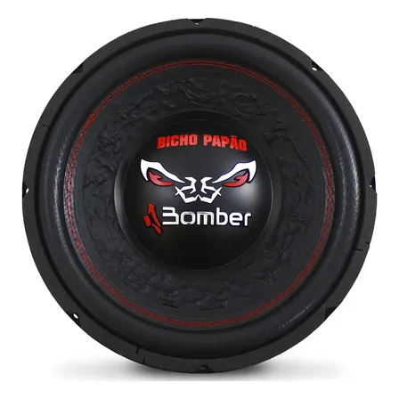 Subwoofer 12 Pol Bomber 600 Rms Bicho Papão 1200w 4+4 Ohms Preto