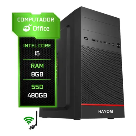 Pc Computador Cpu, Intel I5, Ssd 480gb, 8gb Ram , Video 1gb 8 Gb