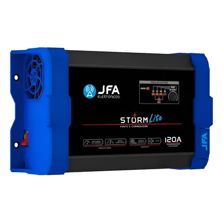 Fonte Automotiva Jfa Storm Lite 120a Bivolt Carregador Preto