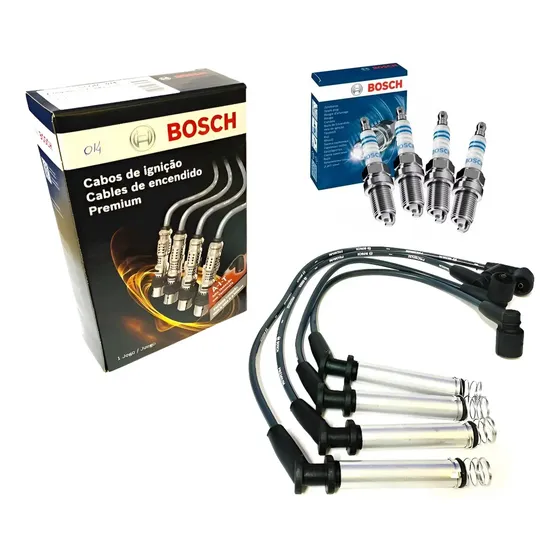 Kit Cabo De Velas E Velas Astra Vectra Zafira Original Bosch