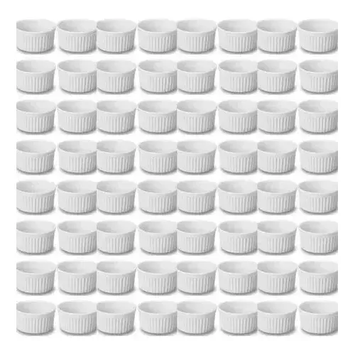 Ramequim De Porcelana 100 Ml Caixa C/110 Pcs Primeira Linha