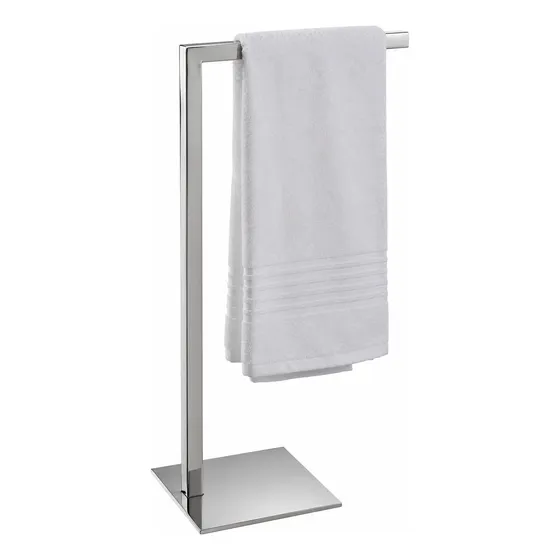 Toalheiro De Bancada Lavabo Simples Quadrado Inox Inox Polido
