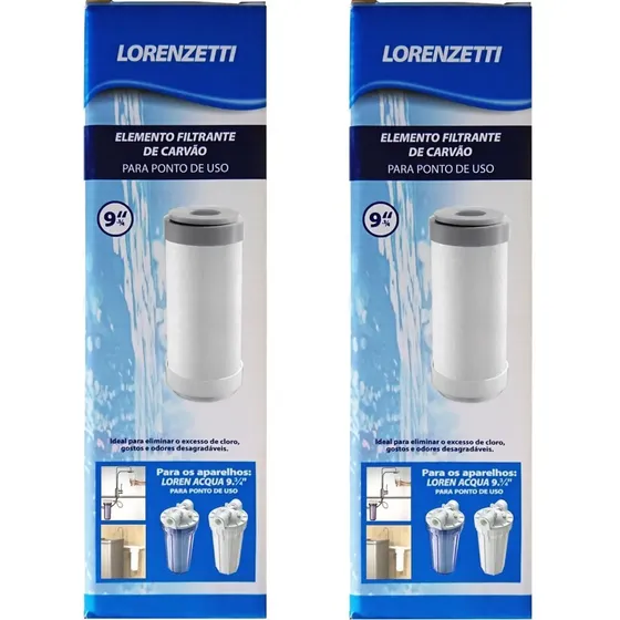 2un Elemento Filtro D´agua Loren Acqua 9 3/4 Pou Lorenzetti