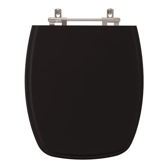 Assento Sanitário Stylus Preto Para Louça Celite