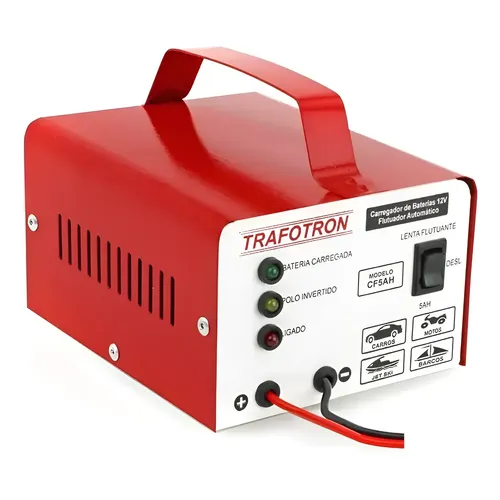 Carregador De Bateria 12v Até 300amperes Cf5 Inteligente