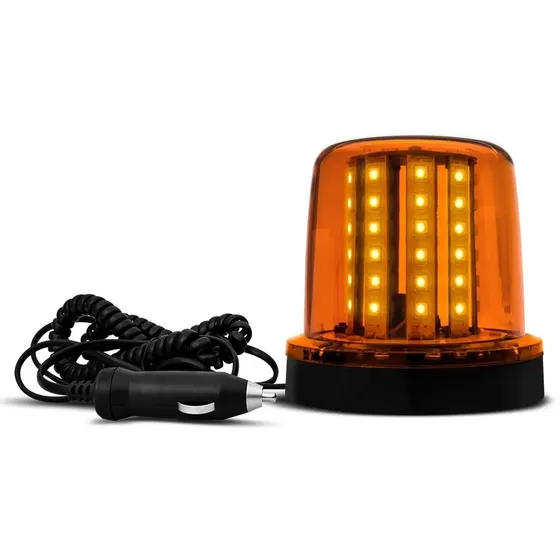 Giroflex 54 Leds Giroled 12/24v Imã Ambar Luz Emergencia