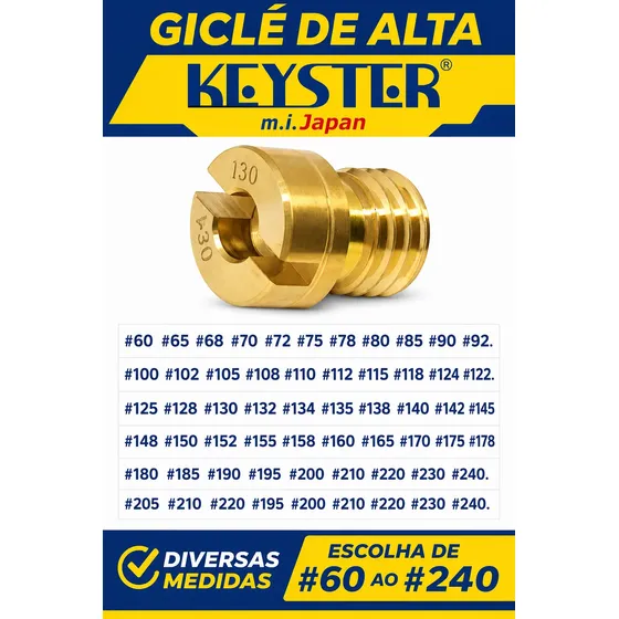 Gicle Alta Cb50 Ss50 Cb125s Cg125 Xl125s Cbx150 Aero Cg150