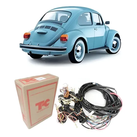 Chicote Eletrico Fusca Tds Completo Fio 1a Linha Original Tc