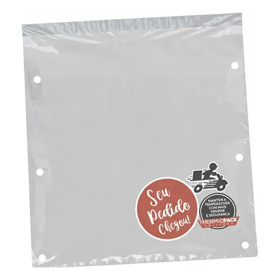 Embalagem Termica Pizza 45x46+5 Transparente - 200und