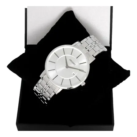 Relógio Orient Masculino Eternal Slim Mbss1261 S1sx Oferta Prata