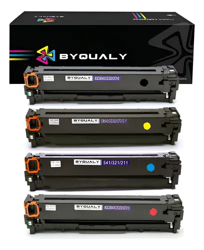 Kit Toner Para Uso Cb540a Cb541a Cb542a Cb543a Cp1215 Cp1515