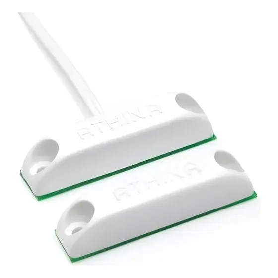 10 Sensor Magnético Com Fio De Sobrepor