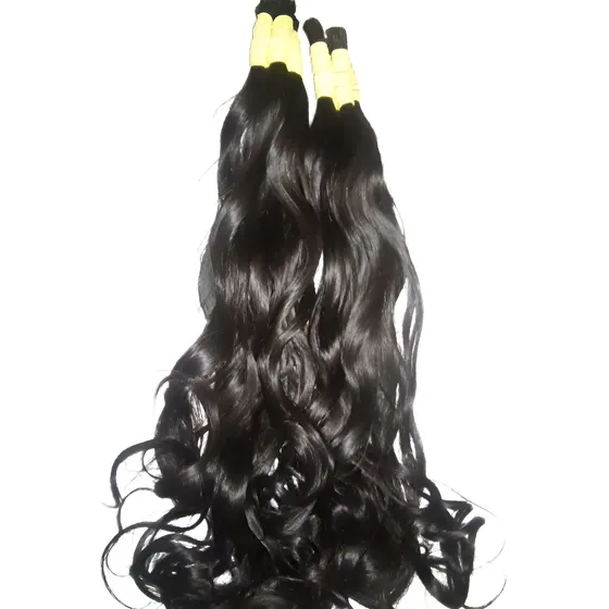 Cabelo Humano (virgem) Natural Leve Ondas 50 A 55 Cm 50 Gr