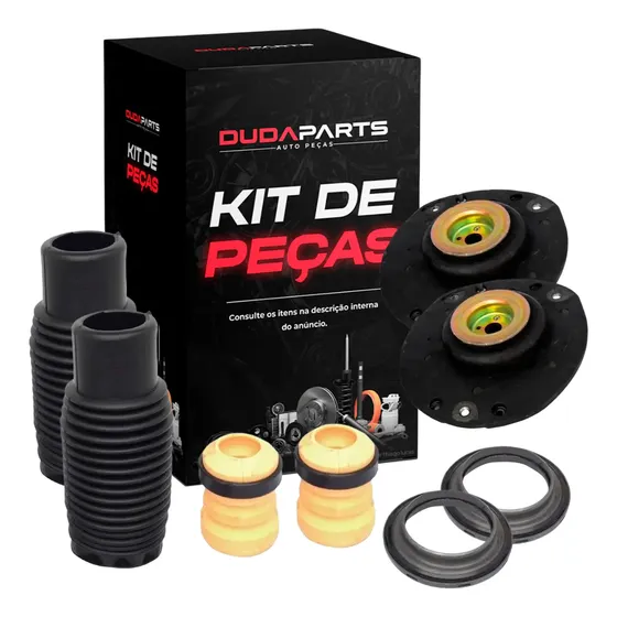 Kit Amortecedor Coxim Batente Coifa Rolamento 206 207 Hoggar