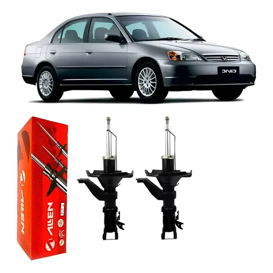 Par Amortecedor Dianteiro Honda Civic 1.7 16v 2003 A 2005