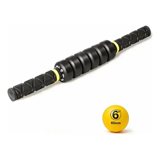 Stick / Bastão + Bola Liberação Miofascial - Six Plus