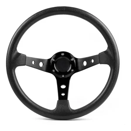 Volante Deep Dish Fundo 6x70mm Esportivo Tunning Esportivo