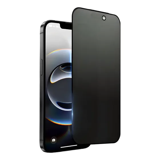 Película Privacidade Cerâmica Fosca Anti-espião Para iPhone