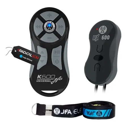 Controle Longa Distancia Jfa Preto / Cinza K600 Full Preto