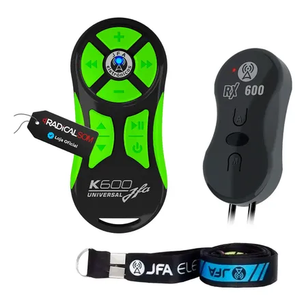 Controle Longa Distancia Completo Jfa K600 Preto / Verde Paris