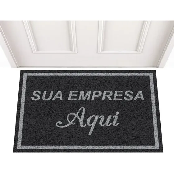 Tapete Capacho 160x60 Personalizado Logotipo Empresa