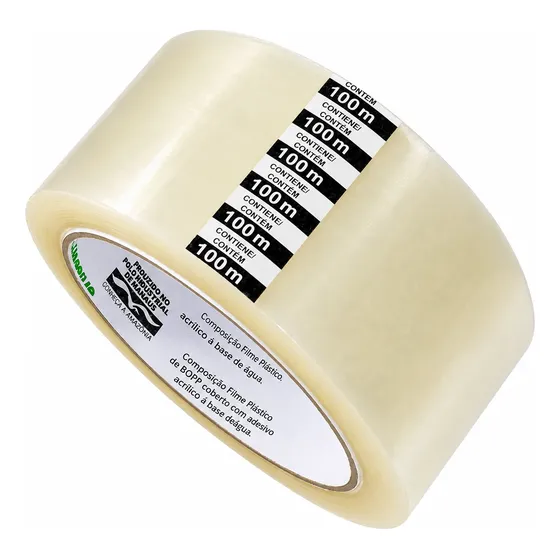 10 Fita Adesiva 45mm X 100metros - 10 Rolos