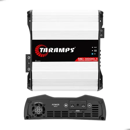 Modulo Taramps Md3000.1 2 Ohms 1canal 3000w Rms Amplificador Branco