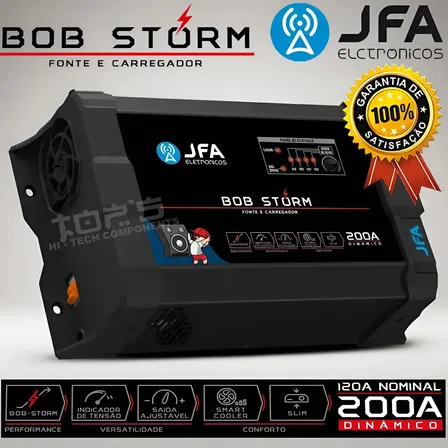 Fonte Carregador Jfa Bob Storm 200a Bivolt