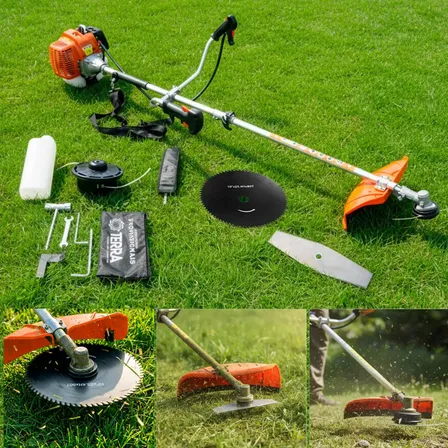 Roçadeira Á Gasolina Terra 43cc Grh430 Profissional 4 Em 1